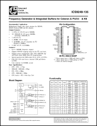 datasheet for AV9248F-135-T by 