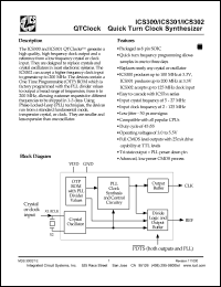 datasheet for ICS301MT by 