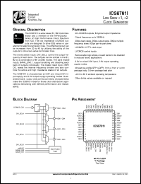 datasheet for ICS8701CYI by 