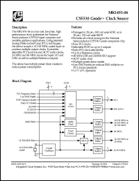 datasheet for MK1491-06RTR by 