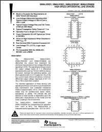 datasheet for SN65LVDS31NSR by Texas Instruments