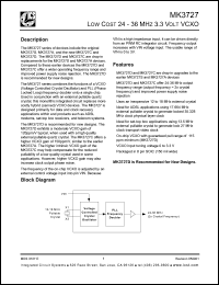 datasheet for MK3727DTR by 