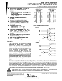 datasheet for SN65LVDS104PWR by Texas Instruments