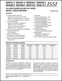 datasheet for IS24C16-2P by 