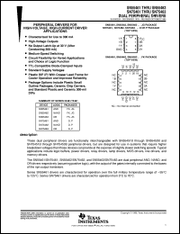 datasheet for SN55463JG by Texas Instruments