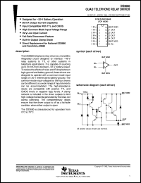 datasheet for DS3680D by Texas Instruments
