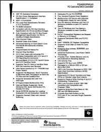 datasheet for PCI4450GFN by Texas Instruments