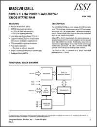 datasheet for IS62LV5128LL-70BI by 