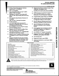 datasheet for PCI1221PDV by Texas Instruments