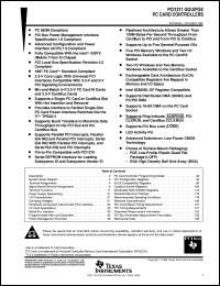 datasheet for PCI1211GGU by Texas Instruments