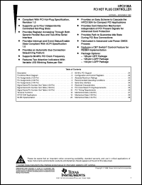 datasheet for HPC3130APBK by Texas Instruments