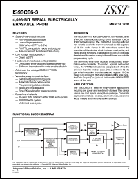 datasheet for IS93C66-3PI by 