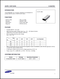 datasheet for S1A0427B01-D0B0 by Samsung Electronic