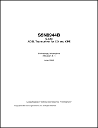datasheet for S1T8825X01-R0B0 by Samsung Electronic