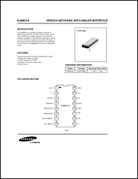 datasheet for KT3170N by Samsung Electronic