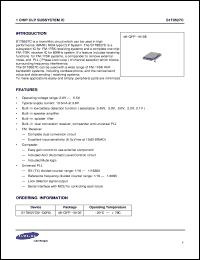 datasheet for KT8554BN by Samsung Electronic