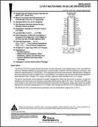 datasheet for SN75LV4737ADBR by Texas Instruments