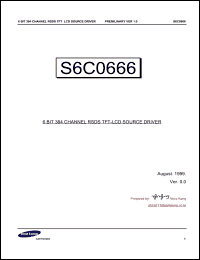 datasheet for S6C0666 by Samsung Electronic