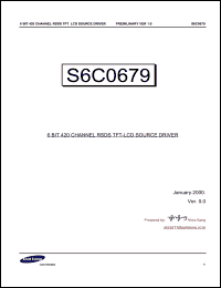 datasheet for S6C0679 by Samsung Electronic