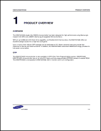 datasheet for S3C9424 by Samsung Electronic