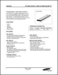 datasheet for KA2163 by Samsung Electronic