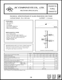datasheet for 1N4003G by 