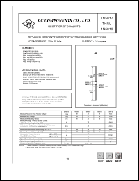 datasheet for 1N5817 by 
