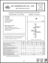 datasheet for BY296 by 