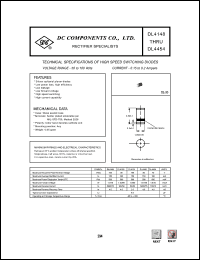 datasheet for DL4148 by 