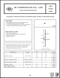 datasheet for DB4 by 