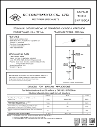 datasheet for 5KP22 by 