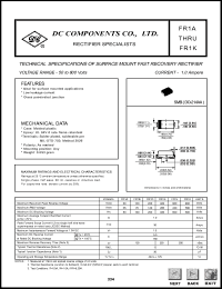 datasheet for FR1K by 