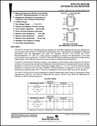 datasheet for SN75178BP by Texas Instruments