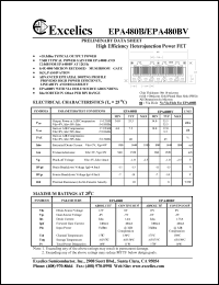 datasheet for EPA480BV by 