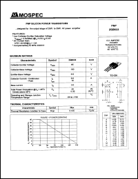 datasheet for 2SB633 by 