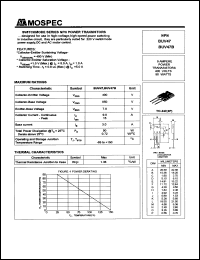 datasheet for BUV47 by 