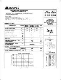 datasheet for MJ11014 by 