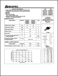 datasheet for MJE803T by 