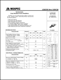 datasheet for U20C05 by 