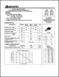 datasheet for TIP136 by 