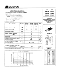 datasheet for TIP34F by 