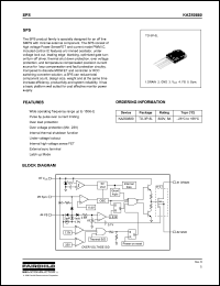 datasheet for KA2S0880 by Fairchild Semiconductor