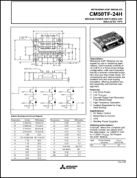datasheet for CM50TF-24H by Mitsubishi Electric Corporation, Semiconductor Group
