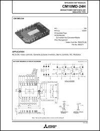datasheet for CM10MD-24H by Mitsubishi Electric Corporation, Semiconductor Group