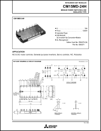 datasheet for CM15MD-24H by Mitsubishi Electric Corporation, Semiconductor Group