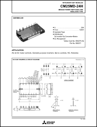 datasheet for CM25MD-24H by Mitsubishi Electric Corporation, Semiconductor Group