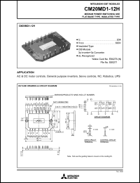 datasheet for CM20MD1-12H by Mitsubishi Electric Corporation, Semiconductor Group