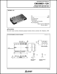 datasheet for CM30MD1-12H by Mitsubishi Electric Corporation, Semiconductor Group