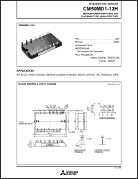 datasheet for CM50MD1-12H by Mitsubishi Electric Corporation, Semiconductor Group