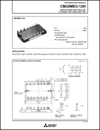 datasheet for CM30MD3-12H by Mitsubishi Electric Corporation, Semiconductor Group